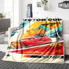 Car Adventure Flannel blanket, soft and warm, suitable for beds and sofas, all seasons, portable travel blanket. 073089