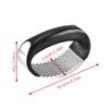 1 Pack Garlic Crusher Garlic Crusher Manual Ring Black Vegetable Cutter Kitchen Vegetable And Fruit Gadgets