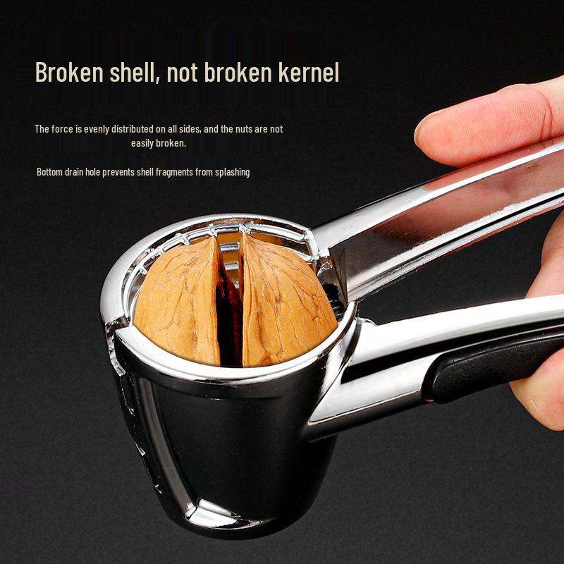 Multifunctional Nut Sheller Tool: Hickory, Hazelnut, Walnut & Chestnut Cracker Pliers.