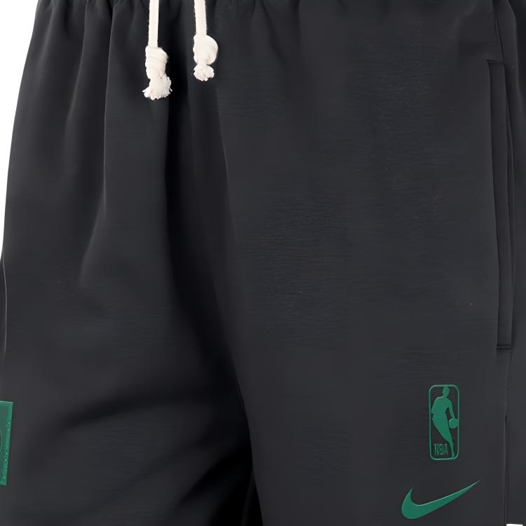 Nike NBA Boston Celtics Bedruckte Schnür-Jogginghose Locker Geschnitten mit Bündchen Strick-Jogginghose Damen Jogginghose Schwarz FB4634-010