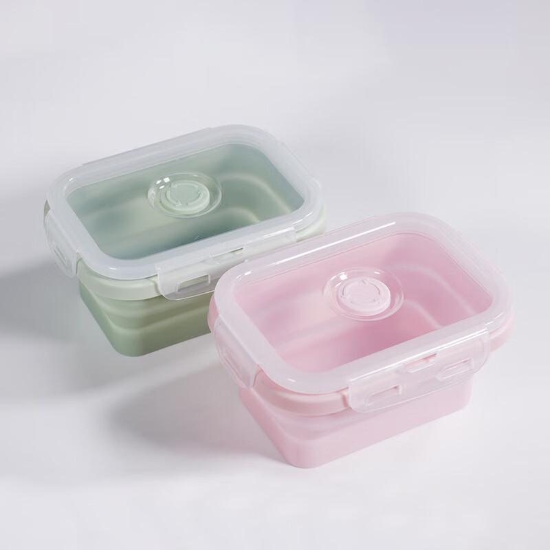 Changbaosen Силиконовый Складной Портативный Ланч-бокс