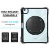 Kickstand Case for iPad Air 11 (2025)/(2024)/Air (2022)/(2020)/Pro 11 (2022)/(2021)/(2020)/(2018) PC+TPU+Acrylic Cover