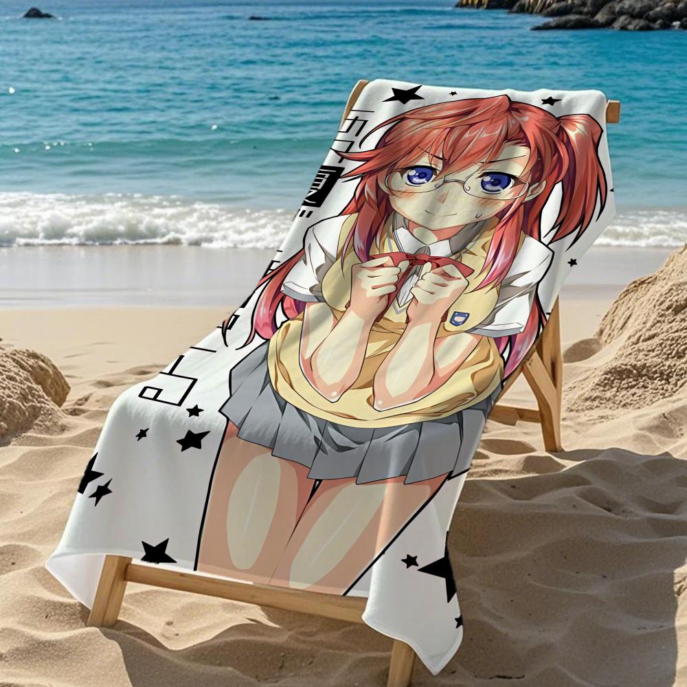 Nostalgic W-Waiting in the SummerS Towel Five-Star Hotel Quality Eco-Friendly Ultra Soft Thick Towels & Beach Towels