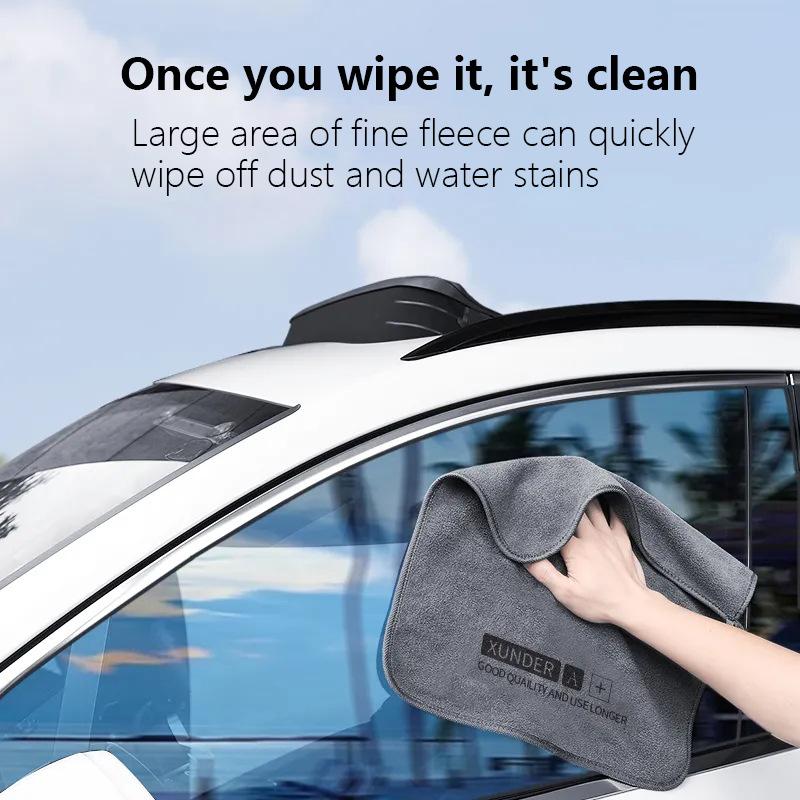 Car Wash High-end Microfiber Towel Car Cleaning Drying Cloth Hemming Car Care Cloth Detailing Wash Towel Car