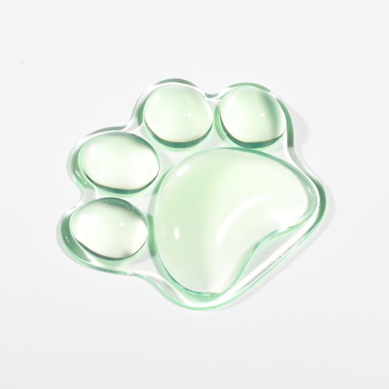 "Transparent Silicone Cat Claw Wrist Pad: Comfortable, Creative, and Cool for Office Use"