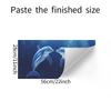 Underwater World Dolphin Living Room Bedroom Ceiling Beautification and Decorative Wall Stickers