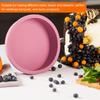 Uxcell Set mit 6 runden Kuchenformen (4 Zoll), Antihaftbeschichtete, schnell lösbare Silikon-Kuchenformen, Backwerkzeuge für Cupcakes, Blechkuchen und Pizzen, Grün