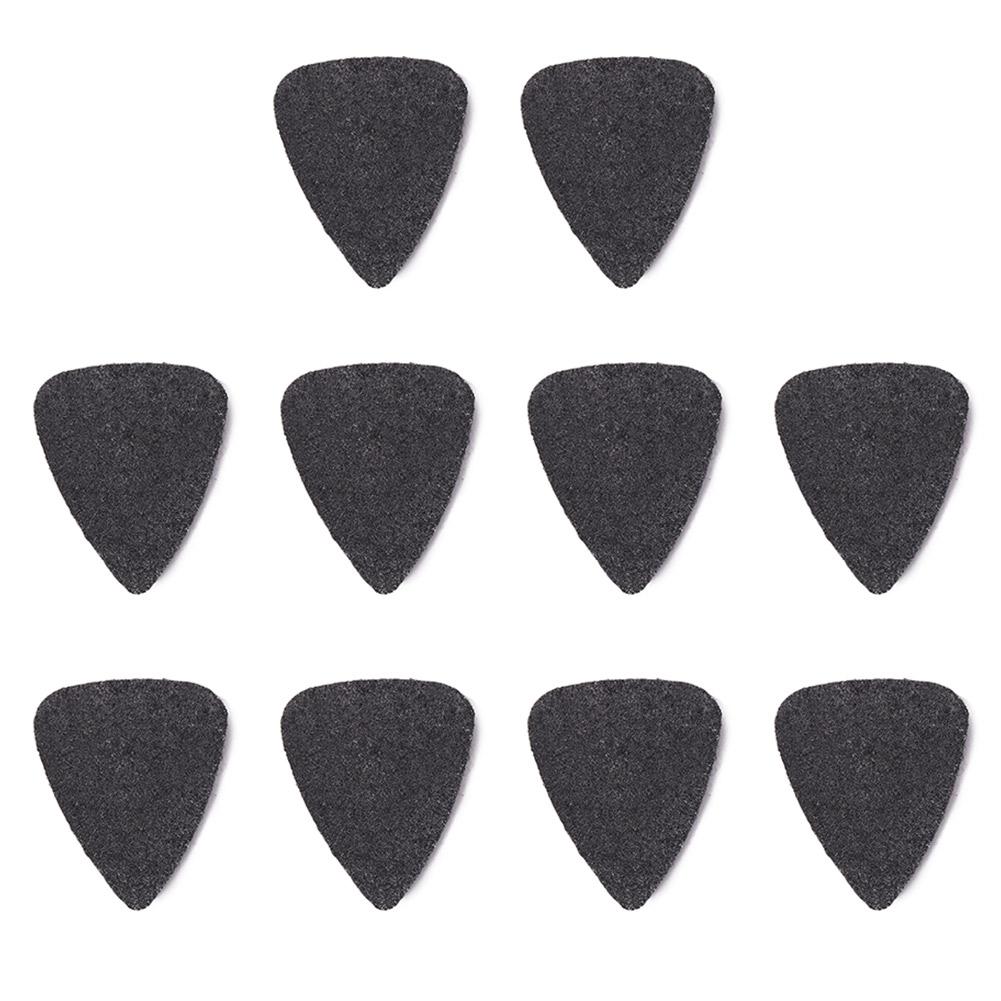 10pcs Electric Guitar Bass Ukulele Felt Picks Electric Guitar Mandolin Plectrum Classic Guitar Picks Ukulele Accessories