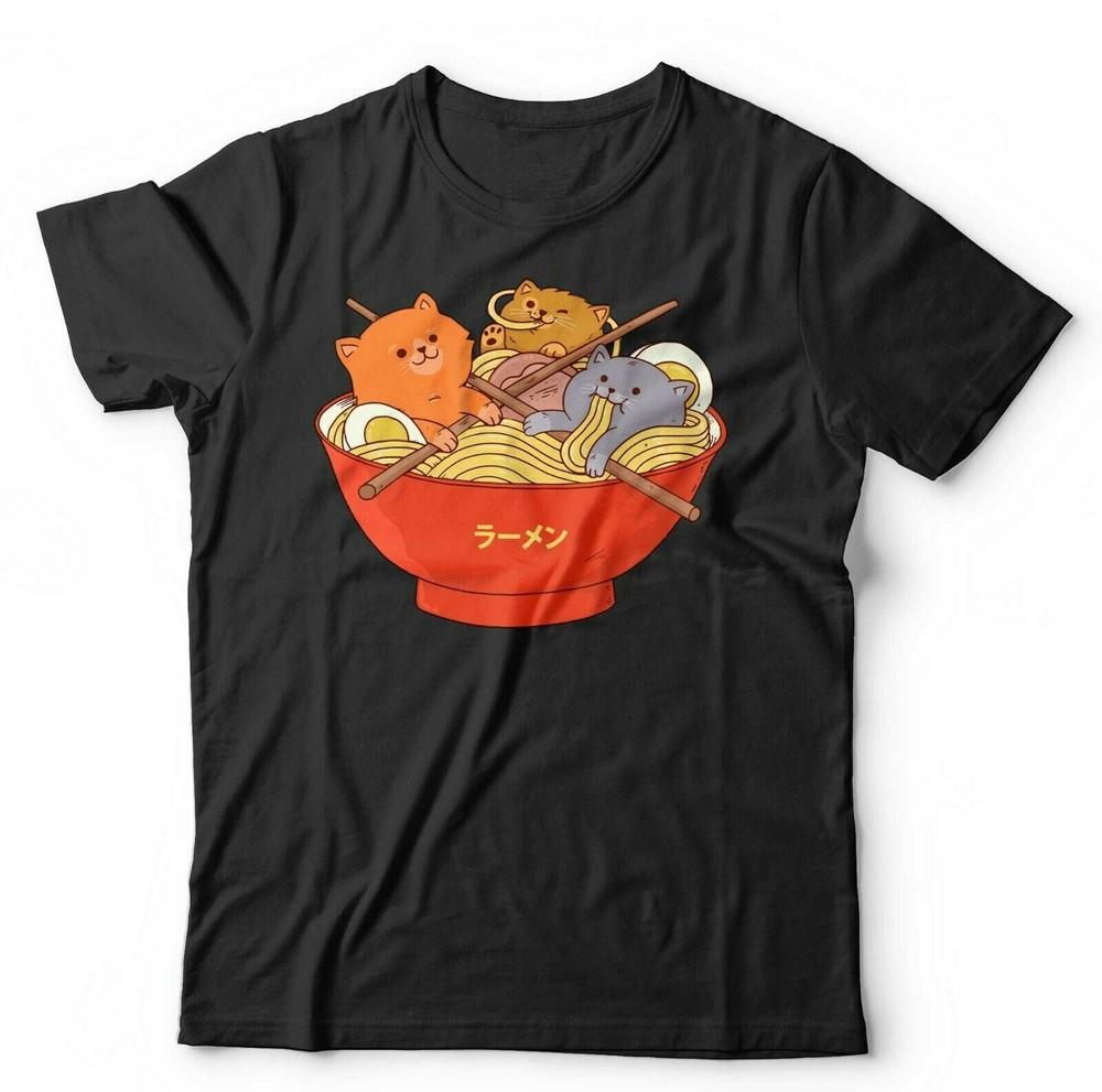 

Ramen And Cats Tshirt Unisex - Noodles, Kittens, Cute, Kawaii 3XL