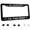 Personalized License Plate Frame Fear Ends When Faith Beg Stainless Steel License Plate Holder Accessory Decorative 2 Holes And Screws Fits US