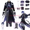 Game Genshin Impact Kyryll Chudomirovich Flins Cosplay Costume Full Set Uniform Outfis Flins Cosplay Costume Role Play Props