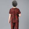 Women's Plus Size Summer Short-Sleeved Set for Elderly