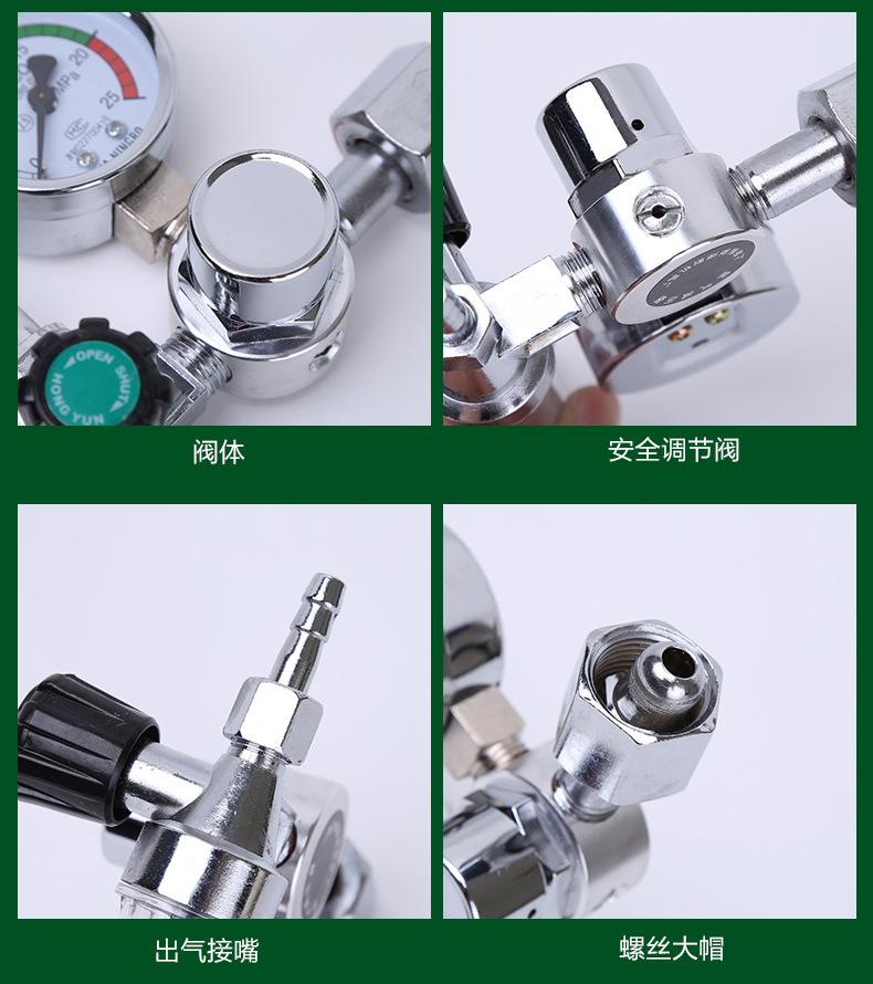 2025 NEW 0-25Mpa Argon Regulator CO2 Mig Tig Flow-Meter Gas-Regulators Flowmeter Welding Weld Gauge Argon Pressure Reducer