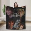 3D Evan Peters Pattern Printed Flannel Blankets Warm Soft Throw Blanket for Outdoor Decorative Bedspread Sofa Bed Cover