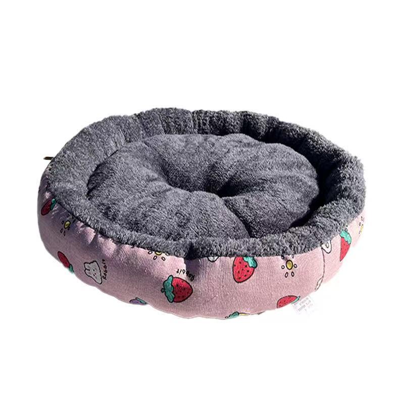 Warm Plush Cat Bed & Sleeping Pad - Cozy Four Seasons Pet Nest