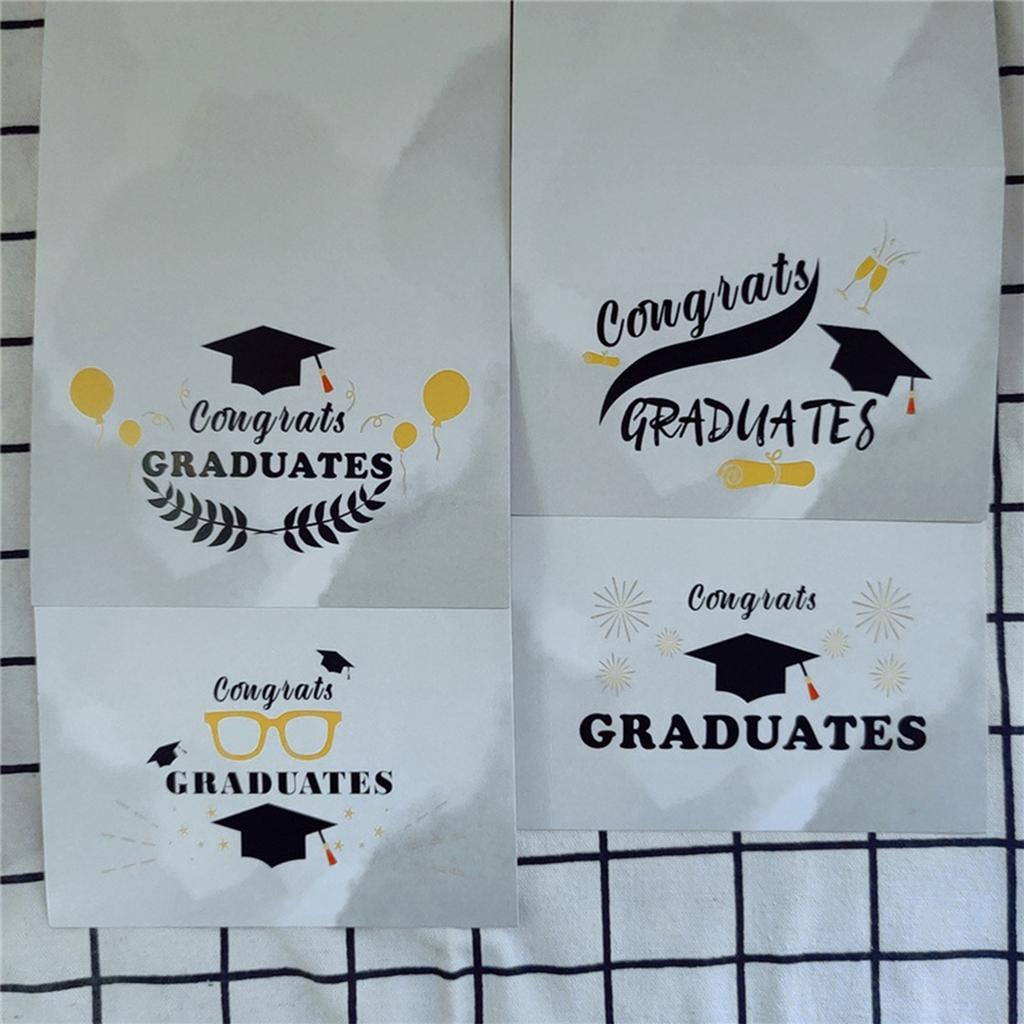 Graduation Cards With Envelopes And Stickers - 6 Artist Rendered Designs - Perfect For College And High School Graduation Gifts And Party Supplies