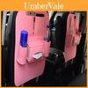 Elegant Black Auto Car Seat Back Organizer With Multi-pocket Storage For Effortless Organization