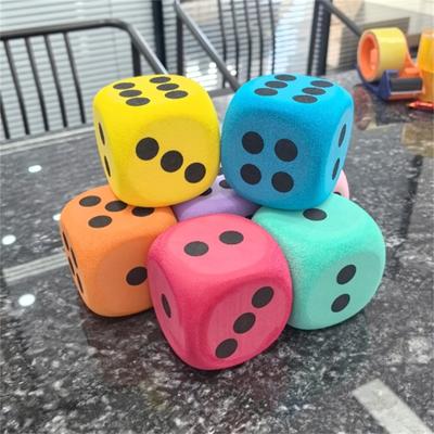 DRESSOOS 1 Stück Eva Würfelspiel Würfel Party Spielzeug Pädagogisches Lernen Outdoor-Aktivitäten Abgerundete Ecken Erhöhen die Sicherheit