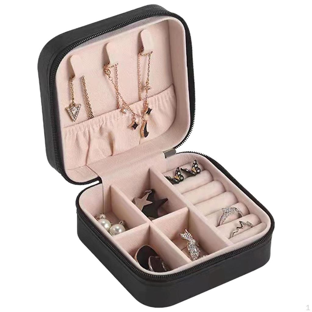 Organizer Display Storage Box Compact for Necklace Ear Studs