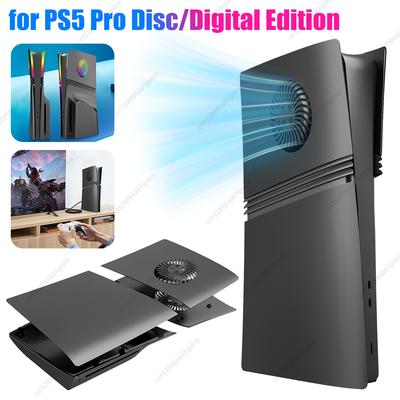 Face Plate Console Cover ABS Hard Case with Cooling Vent Faceplate Case Cover for PS5 Pro Playstation 5 Pro Disc/Digital Console