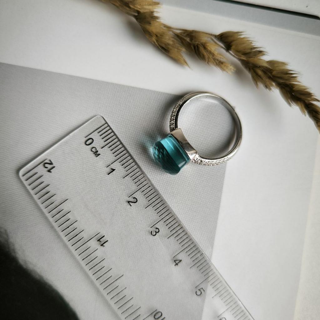 Silver Ring with Cubic Zirconia, Product Weight 3.58 G (2177203)