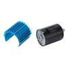 52000 Rpm High Speed Metal 370 Motor Radiator RC Car Upgrade Parts Accessories for WPL D12(Blue )