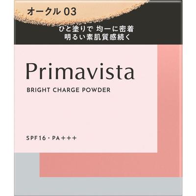 Kao Sofina Prima Vista Bright Charge P OC03 9g Foundation (Pulver) Eine kleine Menge auf den Schwamm geben und leicht verblenden. 3. Tragen Sie erneut eine kleine Menge auf