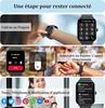 Montre Connectée KALINCO avec Alexa Intégré,1,8 Smartwatch avec Appel Bluetooth,Podometre/Fréquence Cardiaque/Sommeil/SpO2,100+ M