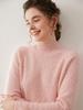 Women's 2025 Autumn/Winter Cashmere Raglan Sleeve Half-High Neck Sweater