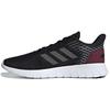 Asweerun Nylon Cushioning Slip Resistant Abrasion Resistant Low Top Casual Running Shoes Men's Black Red White EE8445