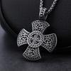 Celtic Cross Knot Stainless Steel Pendant Necklace