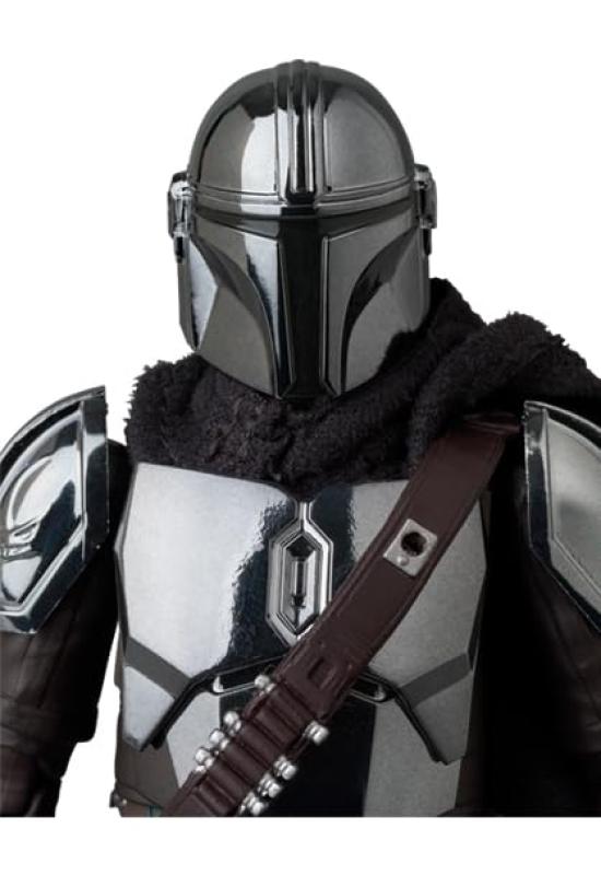 MAFEX No. 256 THE MANDALORIAN CHROME Ver. Pre-painted Action Figure, Approximately 160mm Tall