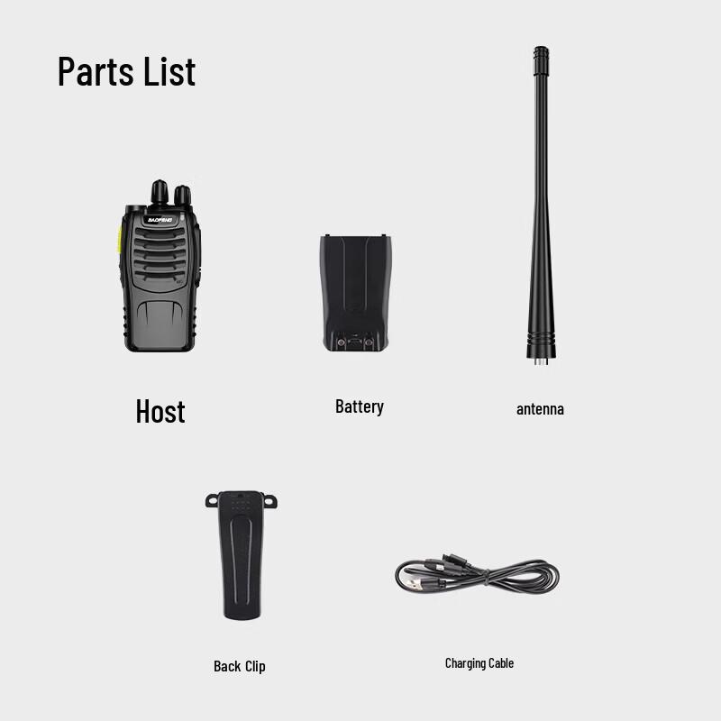 BAOFENG AD-888HD Walkie-Talkie (2-Pack) (CN Version)
