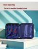 18-Inch Lightweight Leather Cabin Suitcase with Universal Wheels for Travel