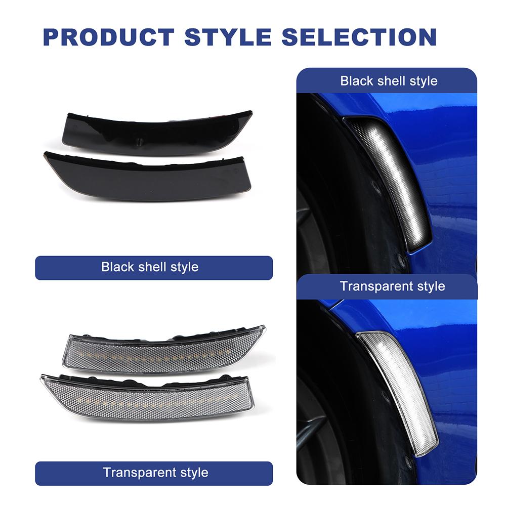 For USDM Subaru BRZ Toyota GR86 2025 2025 2025 2025 2025 LHD RHD Car Side Clearance Marker Light White Signal LED Indicator Lamp