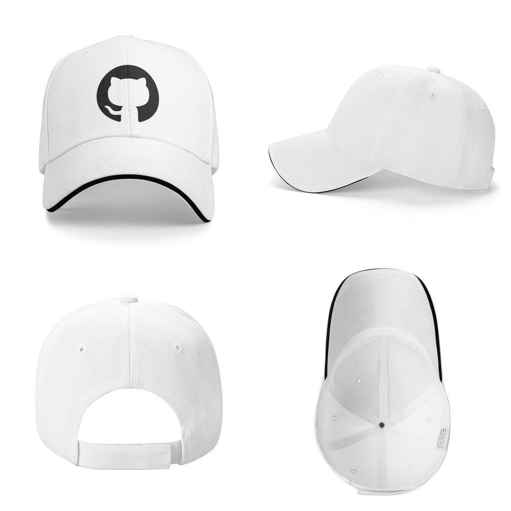 Unisex Baseball Hats GitHub Logo Outdoor Streetwear Summer Sports Baseball Caps Hip Hop Cap Casquette Hats