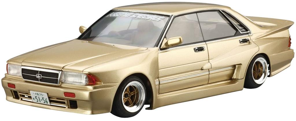 Aoshima Bunka Kyozaisha The High Socar Series Nissan Y31 Sedoguro Plastic Model Molding Color 1/24 No.2