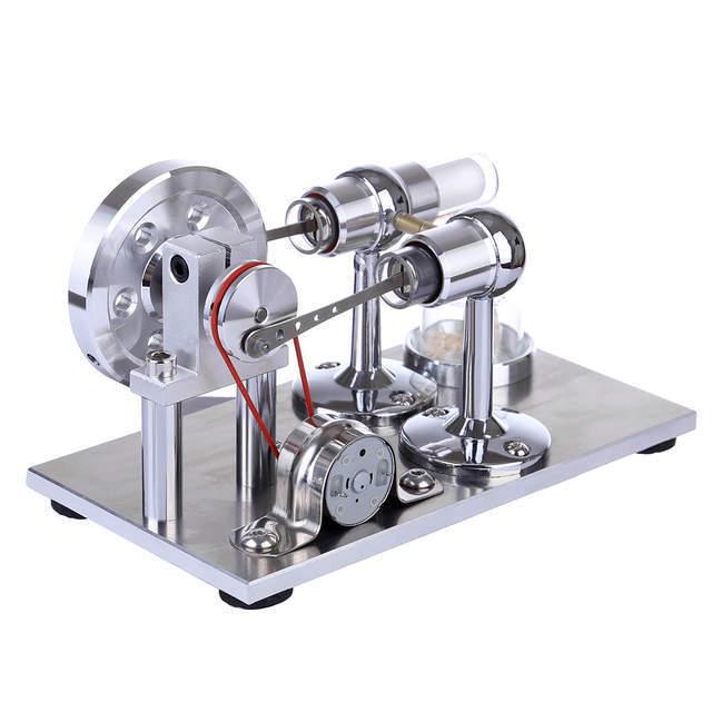 Stirling Engine Physics Toy: External Combustion Hobby Steam Generator