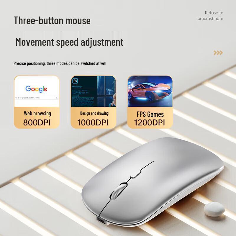 Mige Tri-Mode Wireless Bluetooth Mouse