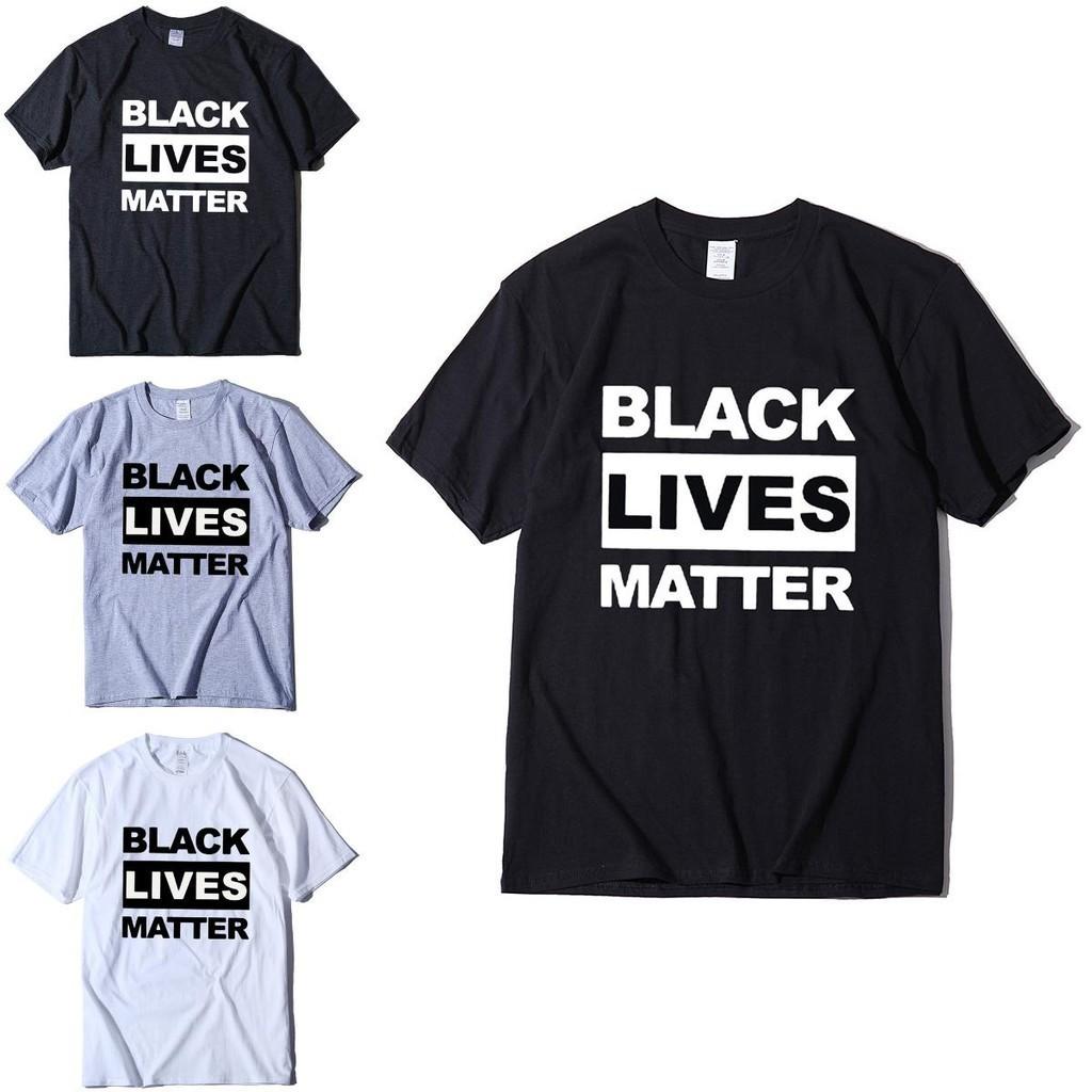 Elegante T-shirt Black Lives Matter Anti Racismo Para Unissexo Uso Casual E Conforto