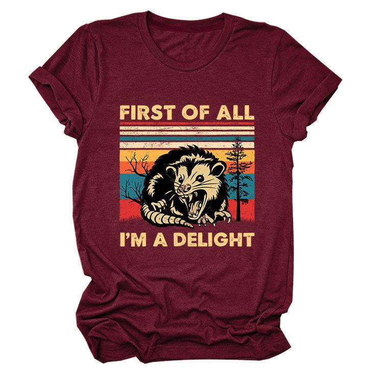 Unisex Summer Delight Round Neck T-Shirt