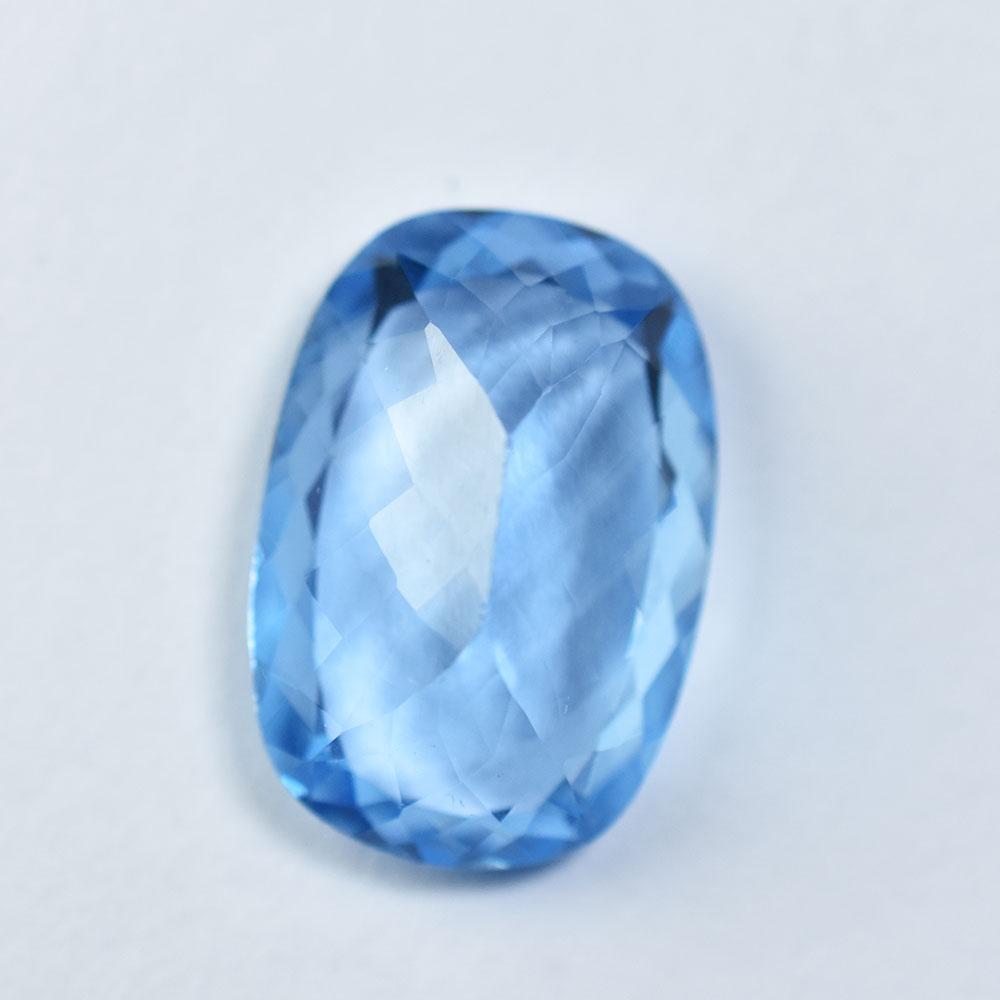 Natural Blue Sapphire Loose Gemstone 22 Ct Cushion Cut Gift for Her September Birthday Birthstone