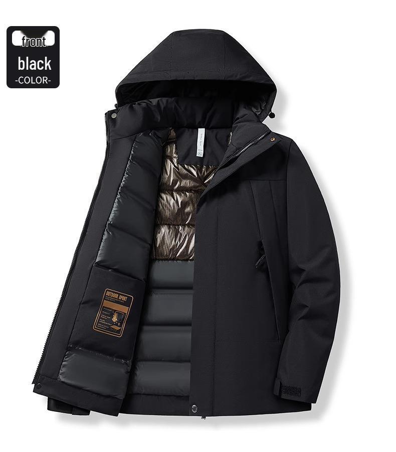 Camel HJCAMEL Windproof Waterproof Couples Cotton Windbreaker Jacket for Autumn & Winter Mountaineering