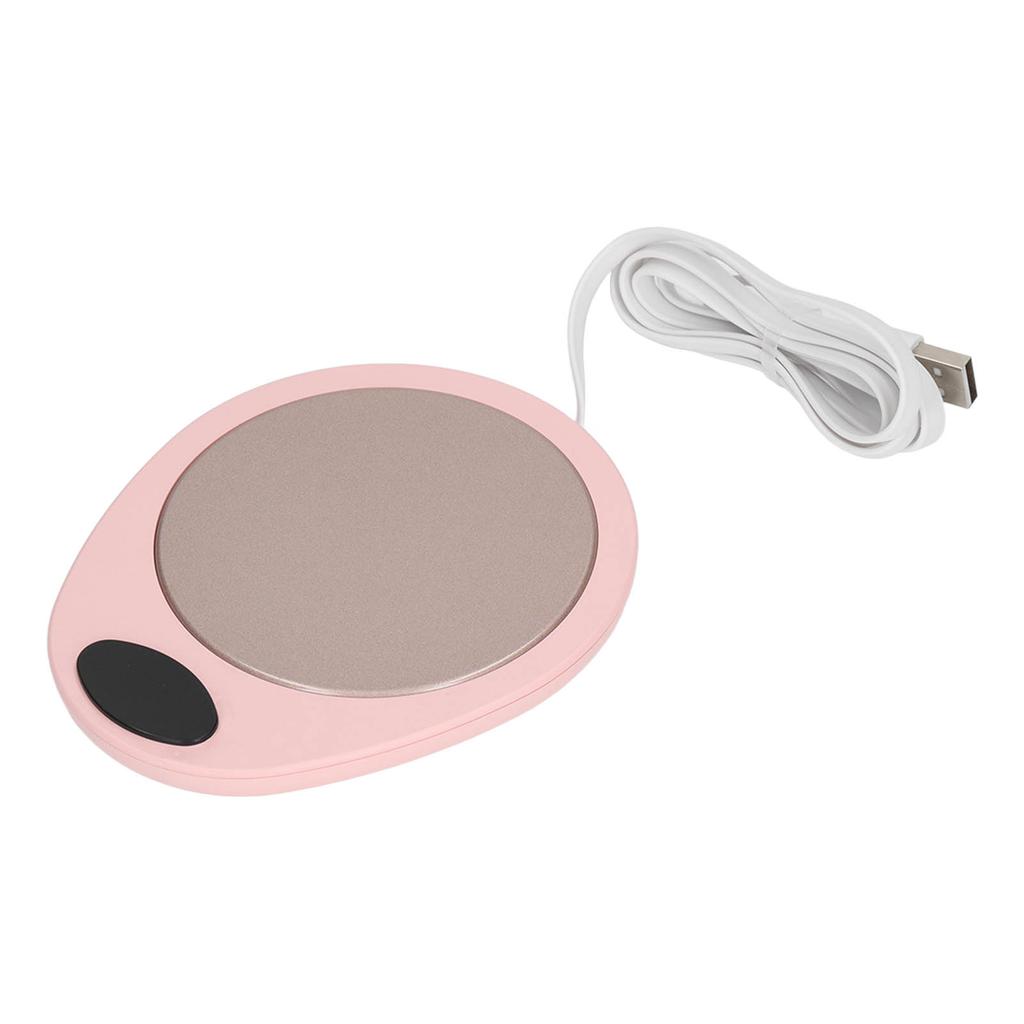 USB Mug Warmer Constant Temp Waterproof Adjustable Electric Beverage Heating Plate for Ceramic Coffee Cups