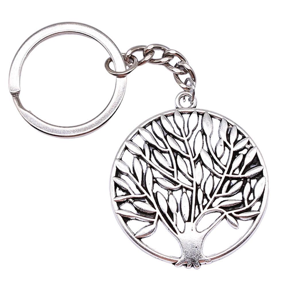 Kabbalah Lucky Charm Tree Of Life Keychain Love Key Ring 28mm