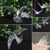 Hummingbird Hanging Ornaments Transparent Flying Birds with Hooks for Ceiling Decor Wedding Christmas Party Supplies