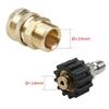 Quick Connector Pressure Washer Adapter 3/8'' Release Set Nozzle Fitting Supplie
