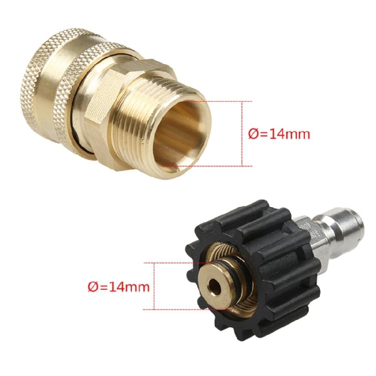 Quick Connector Pressure Washer Adapter 3/8'' Release Set Nozzle Fitting Supplie