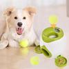 Pet Tennis Self-entertainment Toy for Dogs, Automatic Food Dispensing Reward Machine, Feeder, Interactive Indoor Dog Toy