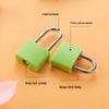 Yellow Long-Shackle Colored Mini Brass Padlock 20mm - Customizable Logo Keyed Alike Suitcase Lock